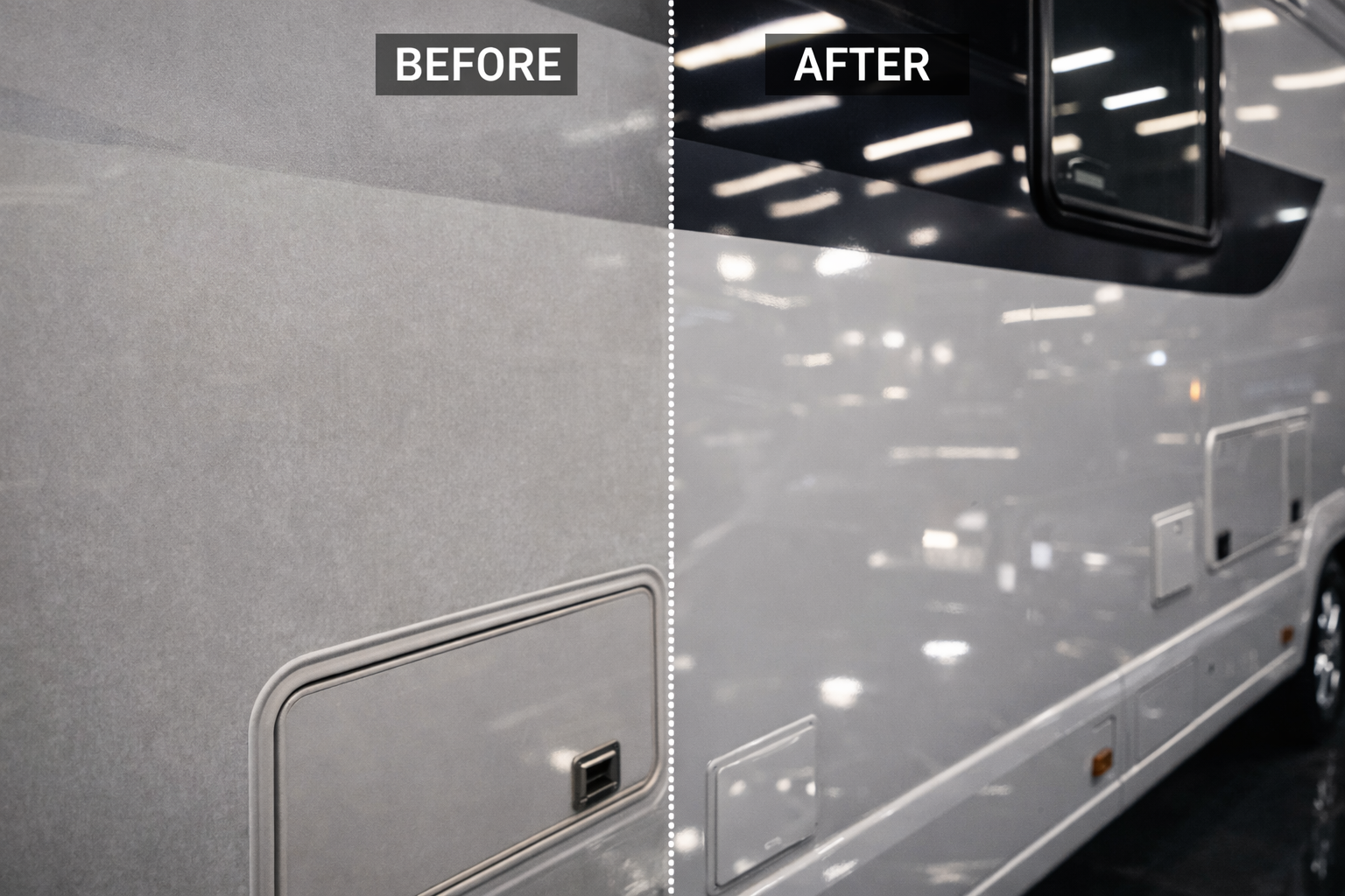 Wohnmobil Keramikversiegelung Diepholz – Detail 2