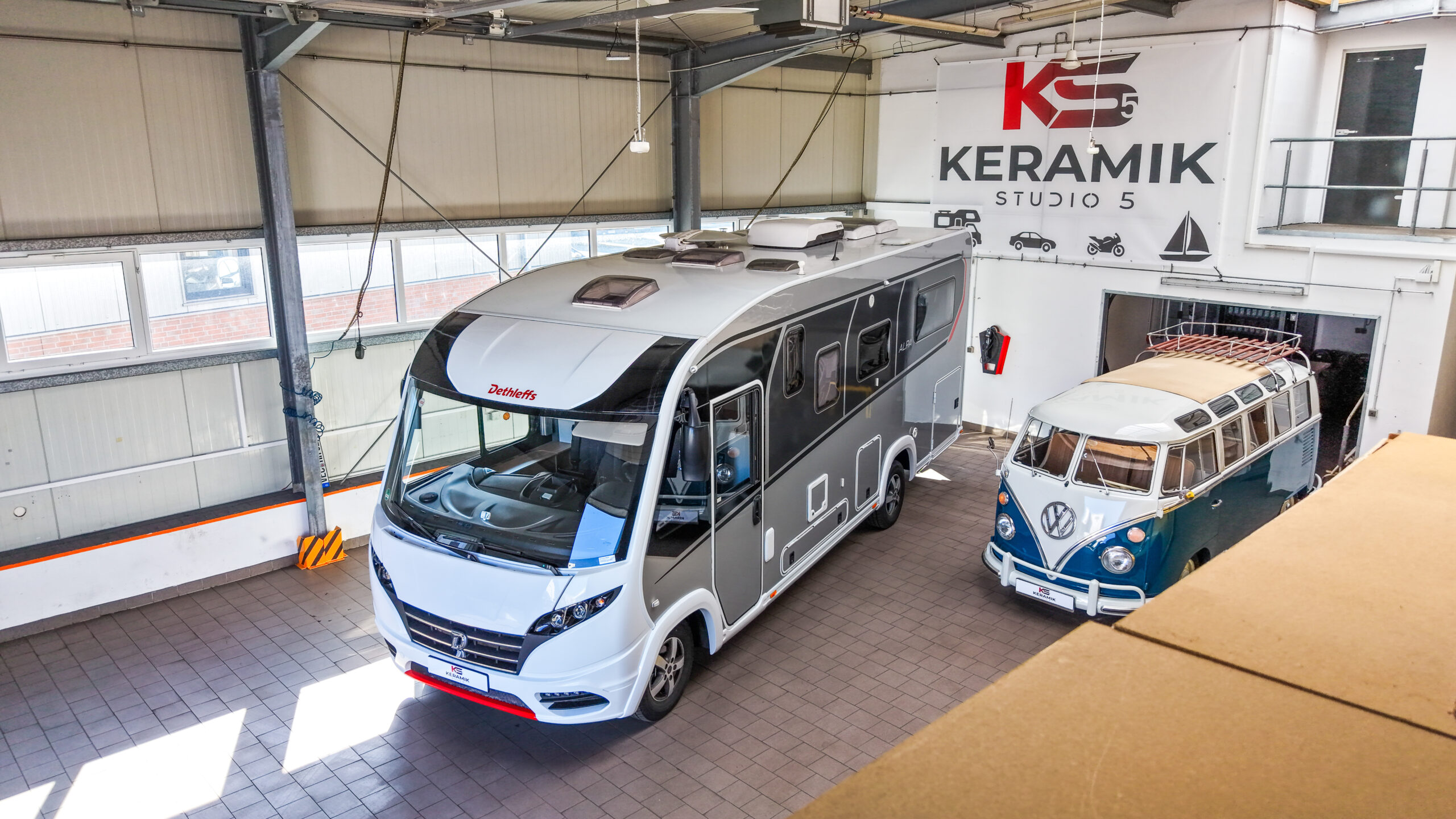GFK Keramikversiegelung Wohnwagen – Abperleffekt und Langzeitschutz