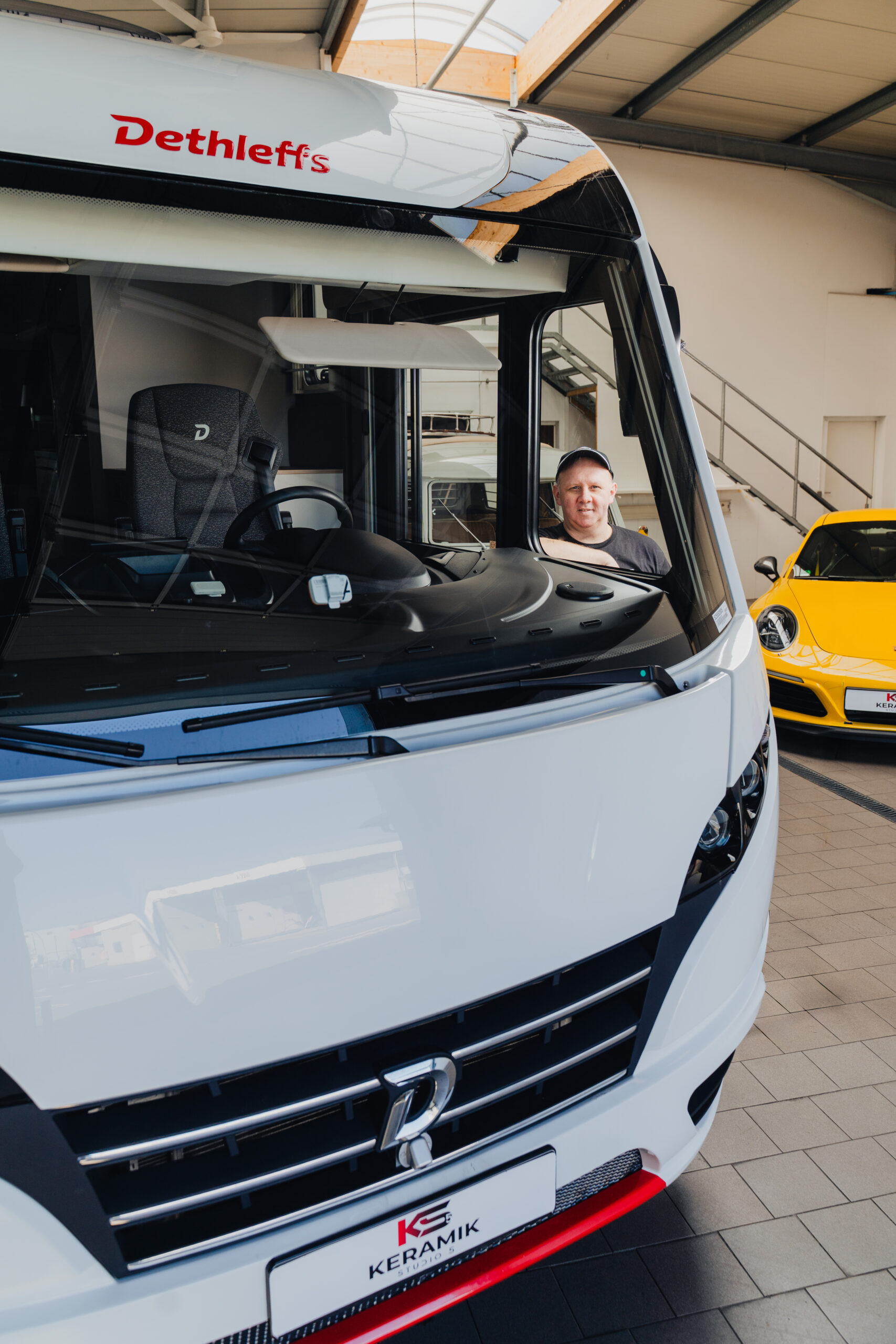 Keramikschutz Wohnwagen GFK – Detailaufnahme versiegelt